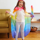 100% Silk Dress-Up Cape - Rainbow