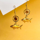 Smell Like Fish and Flowers Earrings