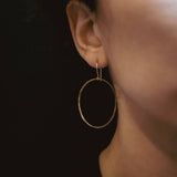 Small Oval Hoops