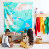 100% Silk Large Playmap - Rainbowland