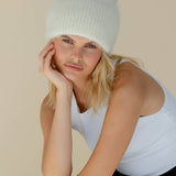 The Alpaca Beanie - White