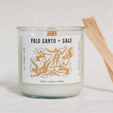 Palo Santo + Sage - Soy Candle