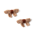 Little Bow Hair Clip - Camel