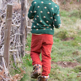 Corduroy Adventure Jeans - Burnt Ochre