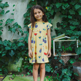 Marshmallow Jersey Dress - Yellow