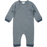 'Sidney' Knit Onesie - Blue