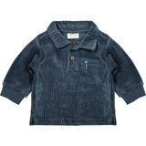 'Charley' Corduroy Polo - Blue