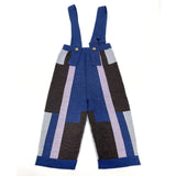 Patterned Dungarees - Navy