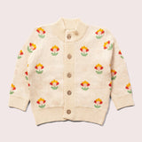 'From One To Another' Knitted Cardigan - Flower