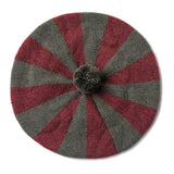 Acorn Beret - Choco/Olive