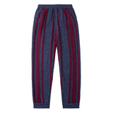 Casual Trousers - Navy/Choco